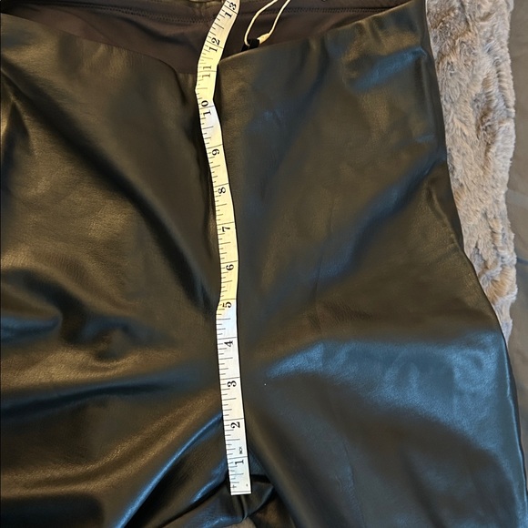 Skims NEW Black faux leather pants😍 - Picture 9 of 12